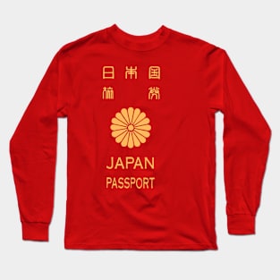 Japan passport Long Sleeve T-Shirt